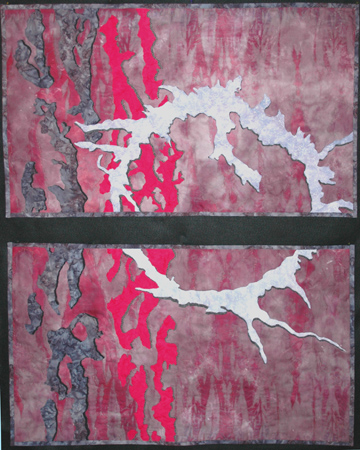 "Topographical Series IV-Manicougan Impact Crater" 2006